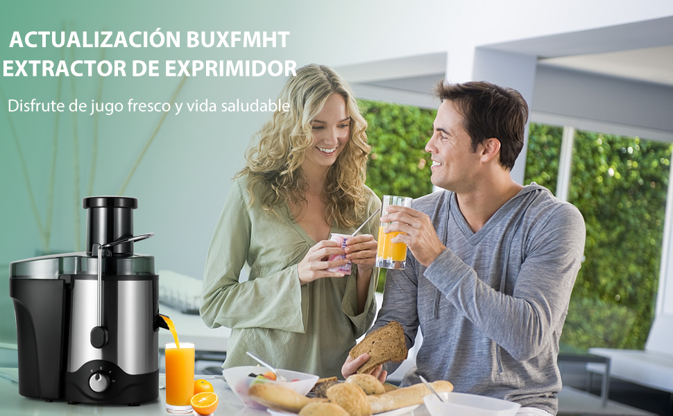 Juice Extractor, 800W Juice Machine with 3 Speed Modes, Fast Juicing, Easy to Clean, Electric