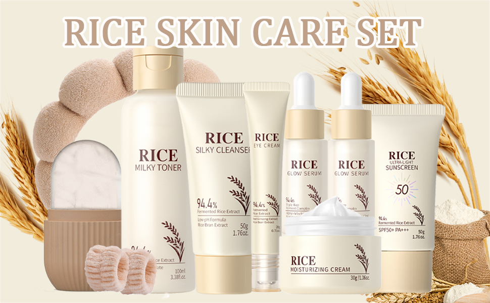 Rice Skincare Set for Teen Girl Gifts