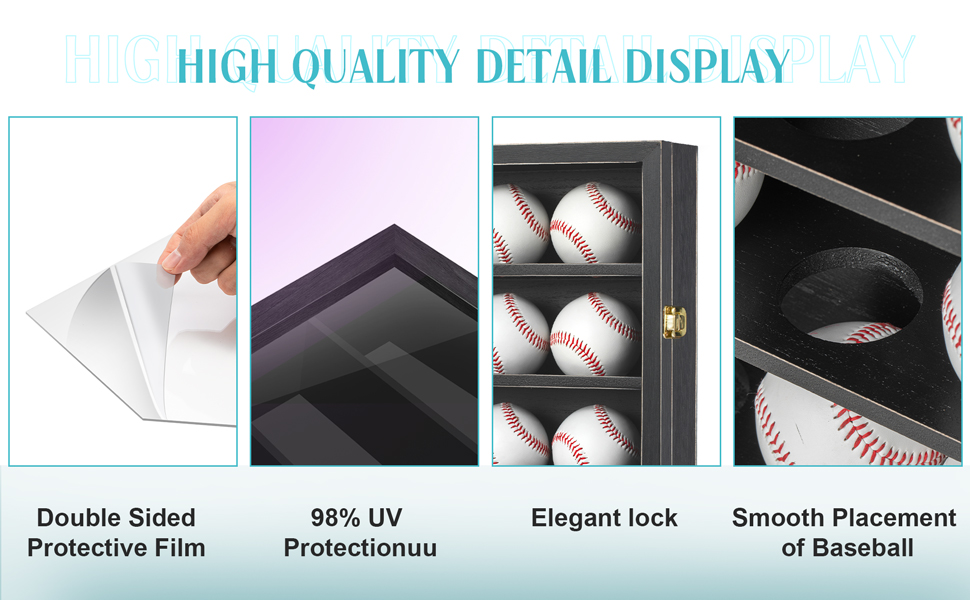 BASEBALL DISPLAY CASE