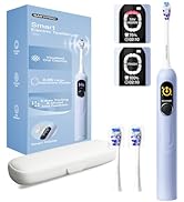 SAKYPRORAL Smart Electric Toothbrush for Adults Kids | 150-Day Battery, Real-Time Brushing Map | ...