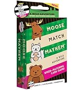 Moose Match Mayhem - by Taco Cat Goat Cheese Pizza – A Wild Adventure, Speed-Matching Card Game! ...