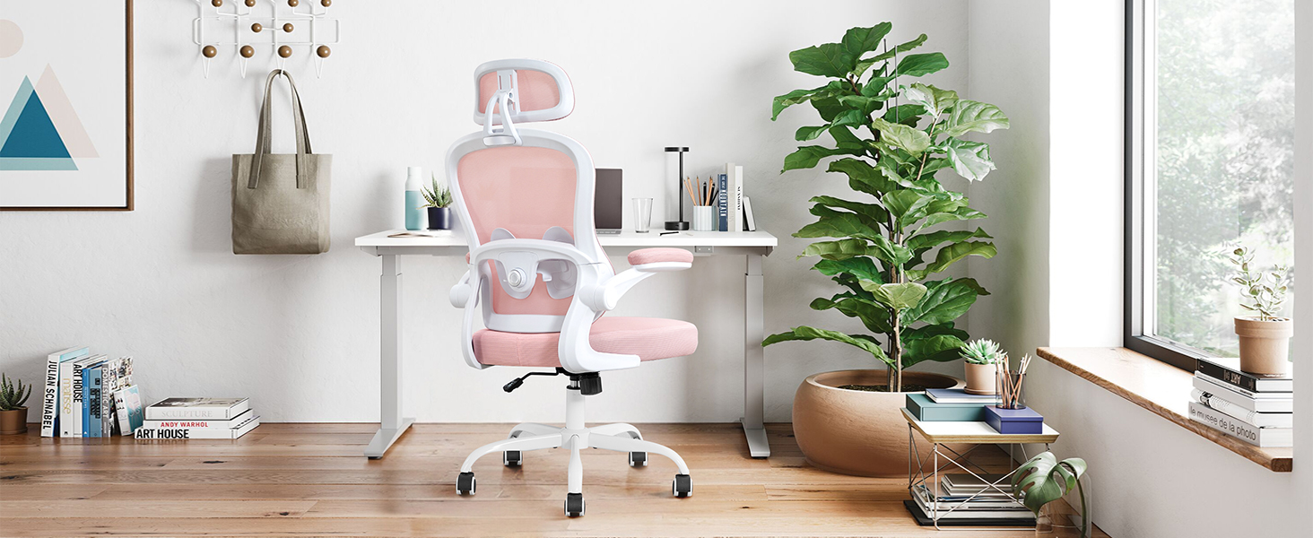 TUKAKA Ergonomic Office Chair,Ultra Thick Office Desk Chair