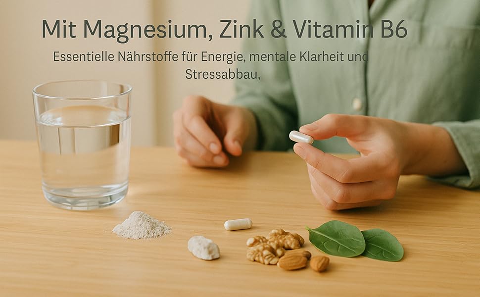 Ashwagandha KSM Magnesium Zink Vitamin B6