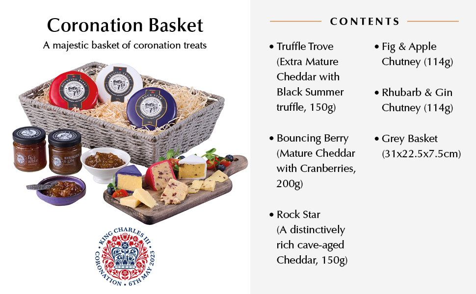 Snowdonia Cheese Company Coronation Cheese & Chutney Basket 3