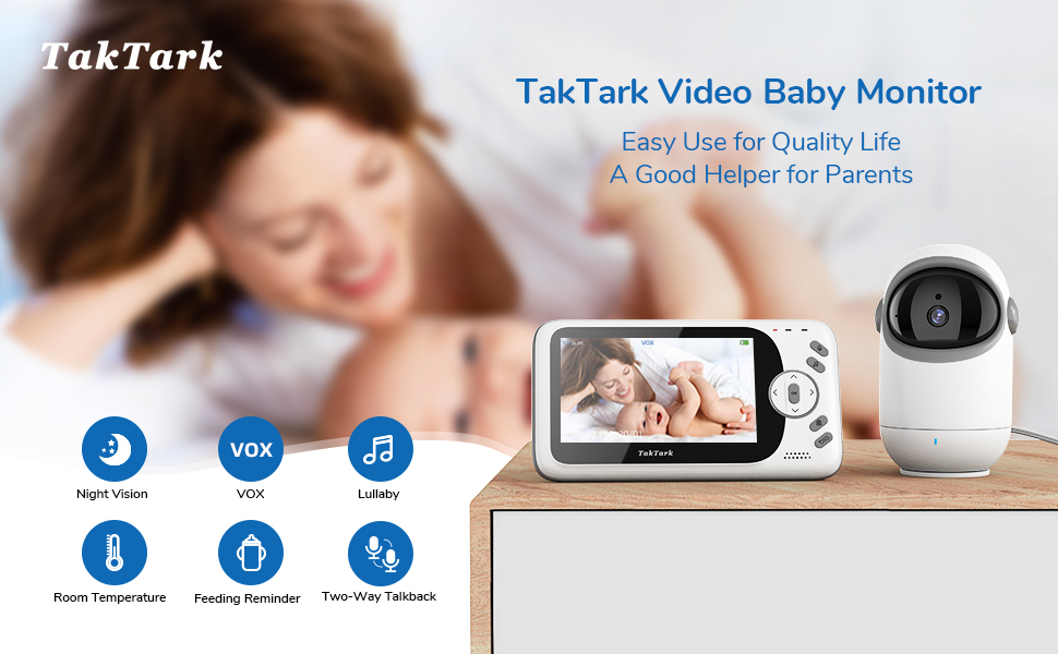 Baby Monitor with Camera and Audio