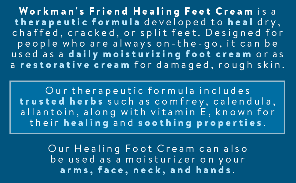 foot cream restorative moisturizer