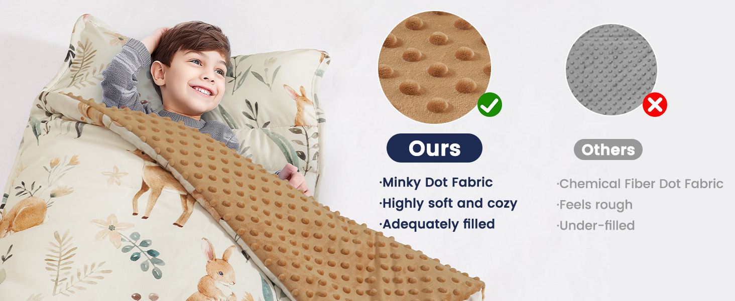 Minky Toddler Nap Mat