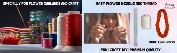 Thread and Needle for Decor