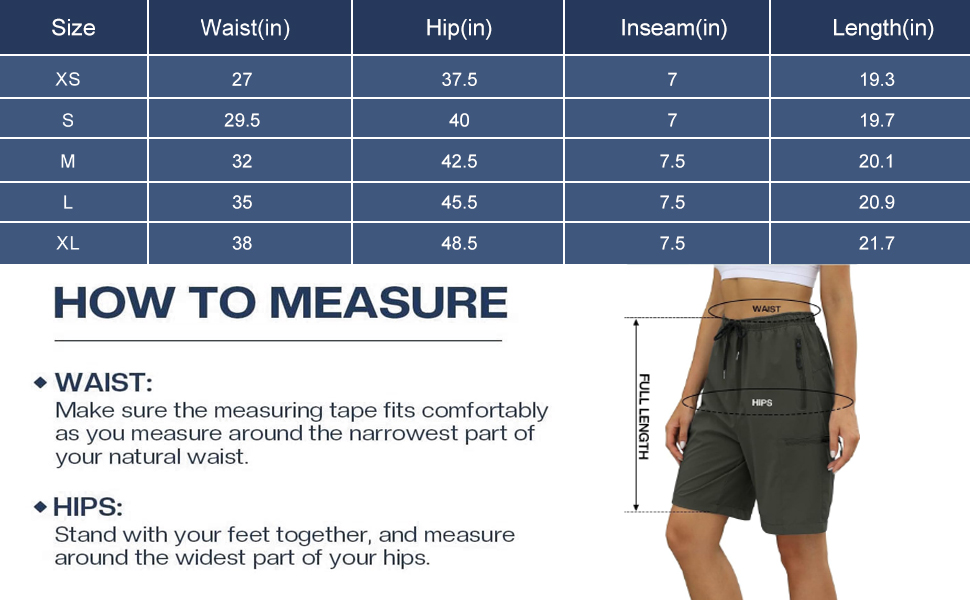 women hiking shorts