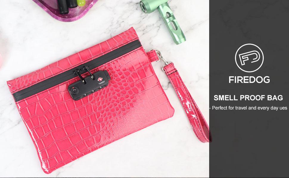 FIREDOG Smell Proof Bag with Lock, 6x9 Odor Proof Pouch