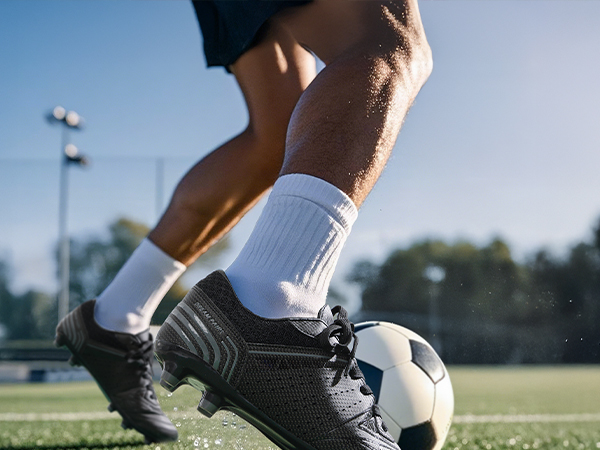 MMSC ♡ DREAM PAIRS Men's Soccer Cleats Lightweight Lace-Up Athletic