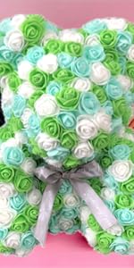 ローズ ベアー フラワー くま ローズ熊 ぬいぐるみ 薔薇 造花 枯れない 花 バラ 母の日 クリスマス ホワイトデー バレンタイン 彼女 プレゼント 出産祝い 結婚祝い