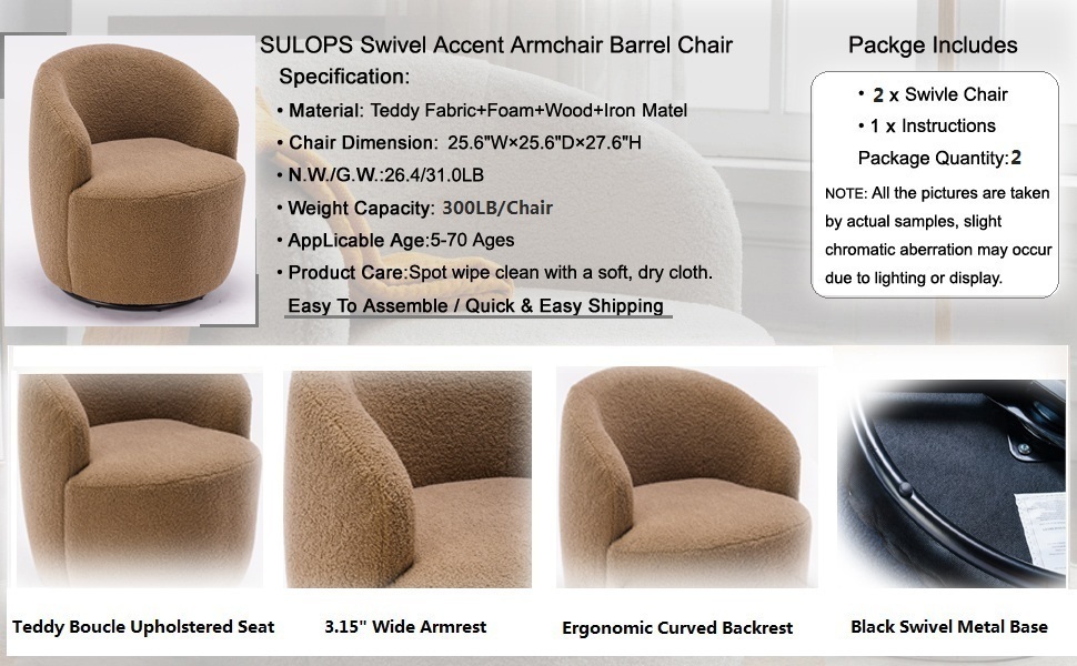 modern accent swivel chair velvet