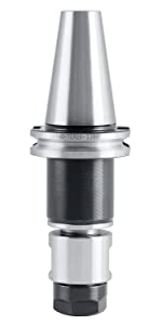 Accusize Industrial tools CAT40 Floating Tap Holder for ER20 Collets