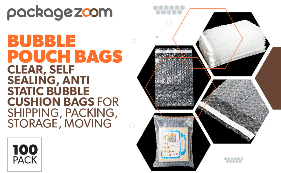 Bubble out bag pouch 