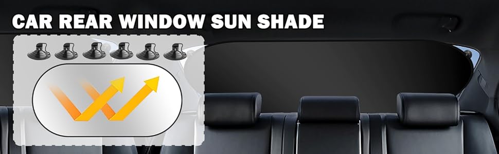 Car Rear Window Sun Shade