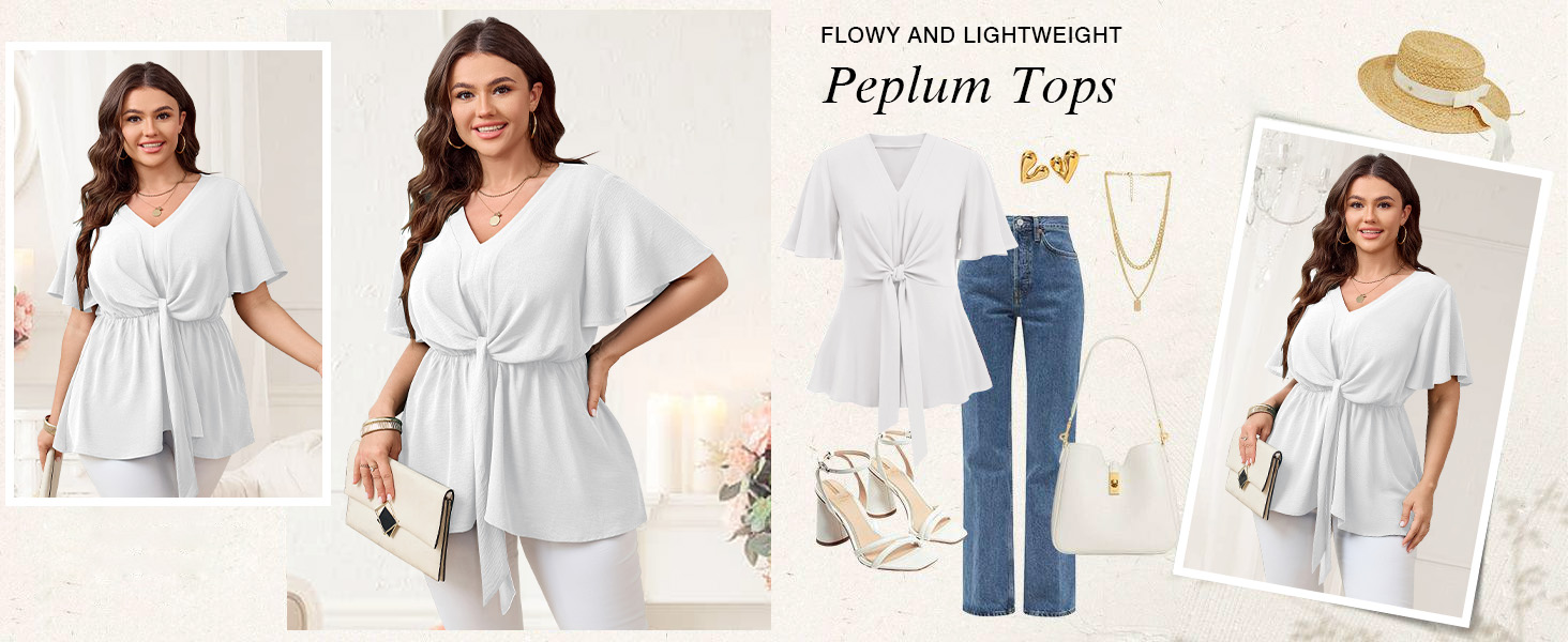 Plus size tops for women