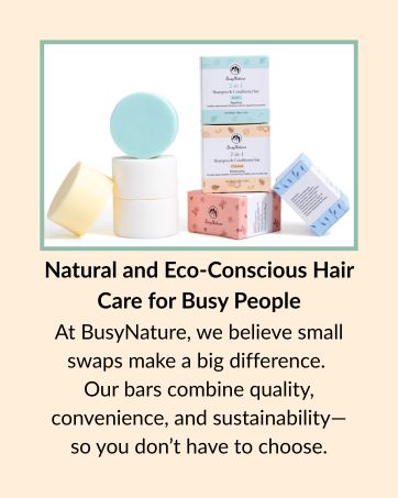 Natural 2-in-1 shampoo and conditioner bar for eco-conscious, plastic-free hair care