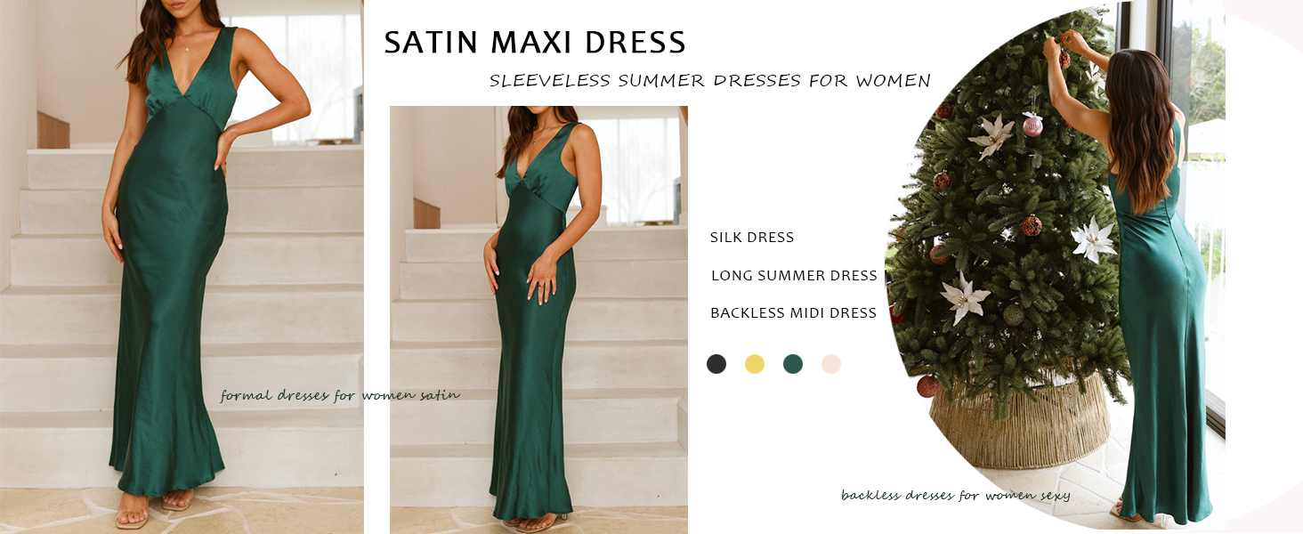 backless dresses for women summer