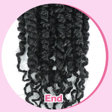 Passion Twist Crochet Hair Ends