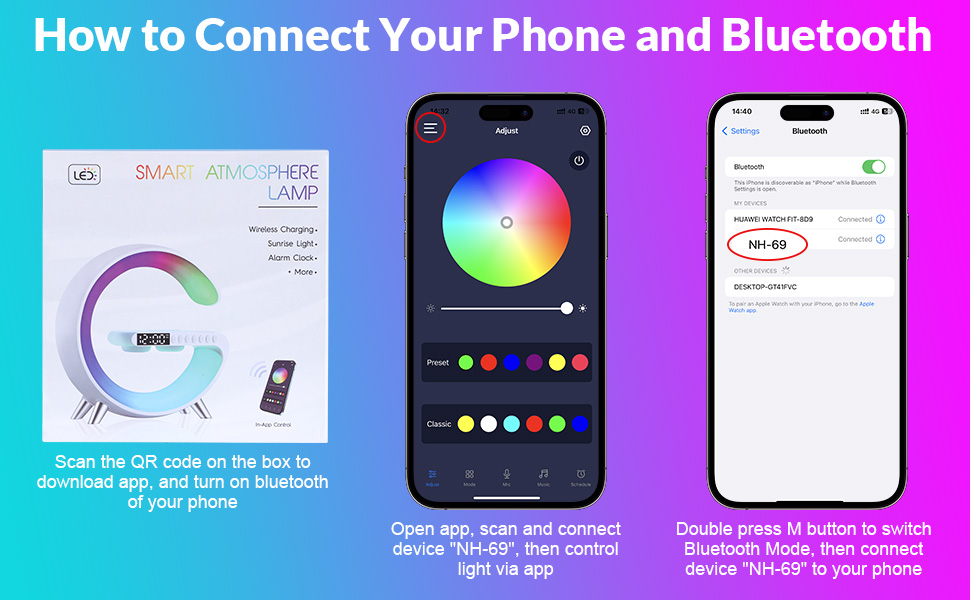 How to connect phone and bluetooth