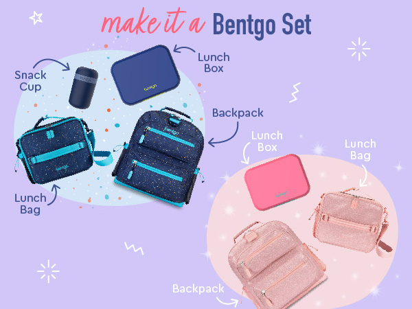 bentgo set, bentgo bundles, lunch boxes for kids, school lunch bundles, school lunch set