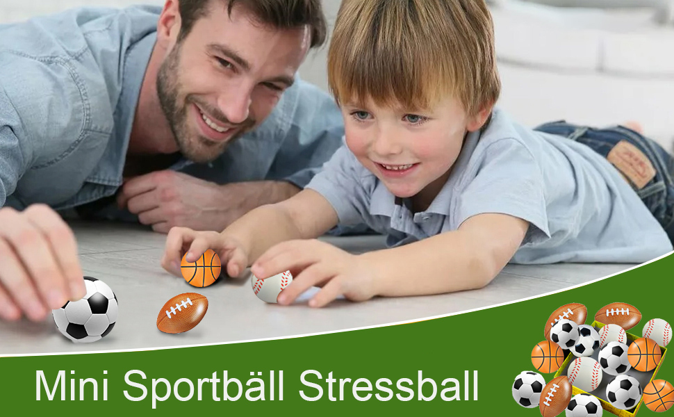 YIDOUJIN 4 Stücke Stressball Mini Sportbäll Antistressbälle Stressbälle ...