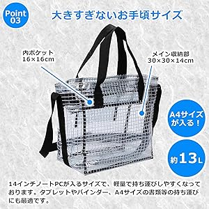 BXです❣️テクニカルツイル 手首　収納バッグ　0805確認用 Amazon | [Happy mono] エンジニアバッグ クリアバッグ 透明
