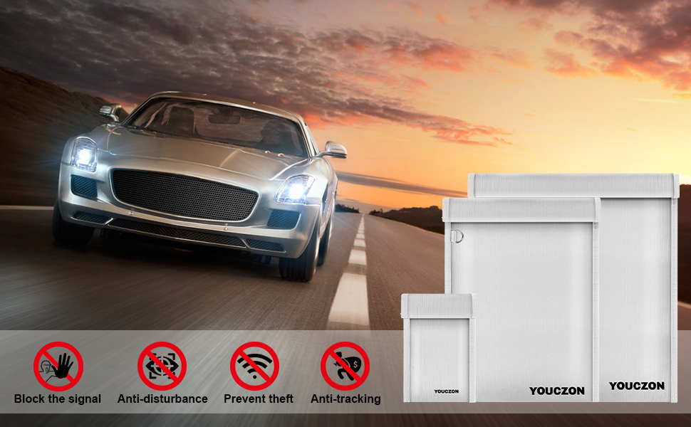 Faraday Bags Fire Water Resistant Block Signals, Faraday