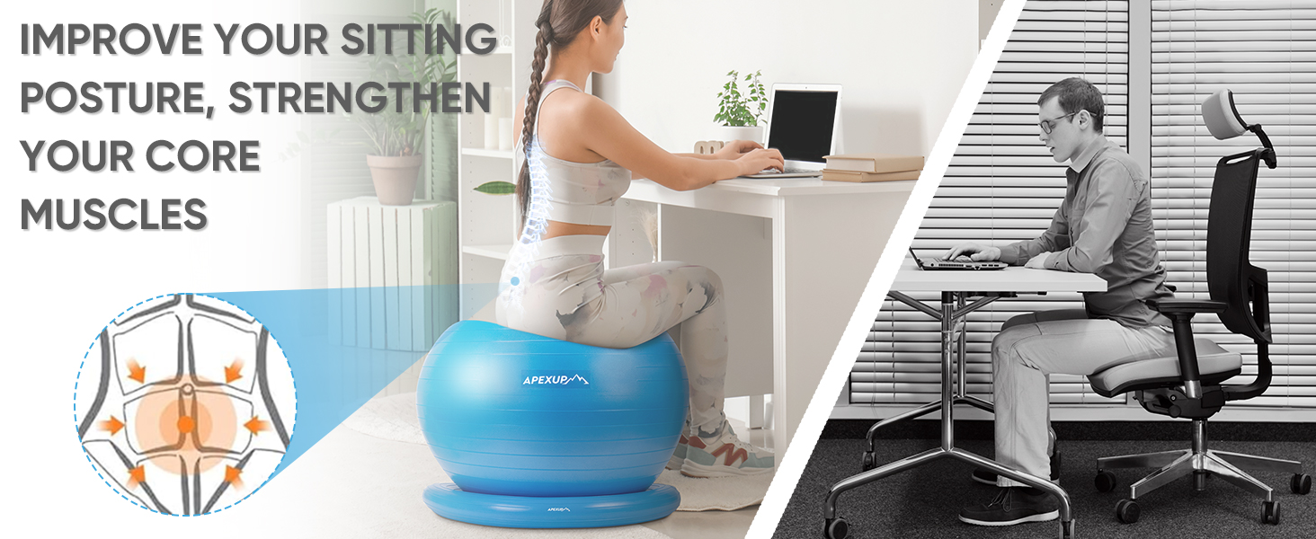 yoga ball chair