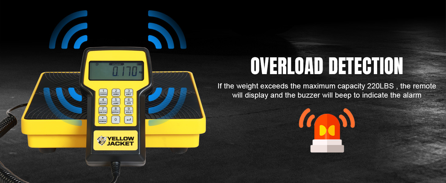 Refrigerant Charging Weight Scale