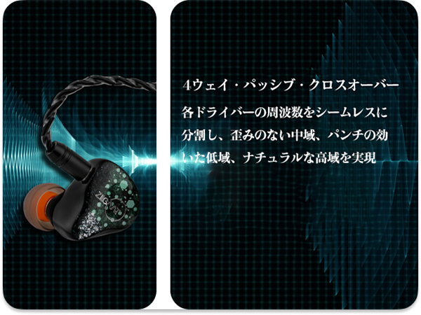 Amazon.co.jp: Linsoul ZiiGaat Arcanisハイブリット型(2DD+5BA