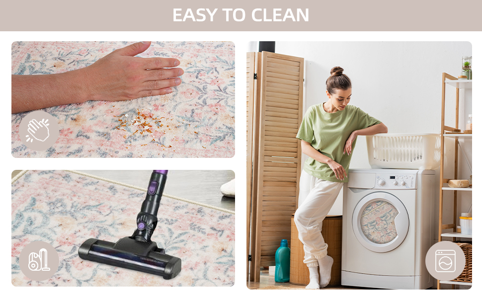 Easy to Clean - Shake Off. Vacuum Cleaner. Machine Washable