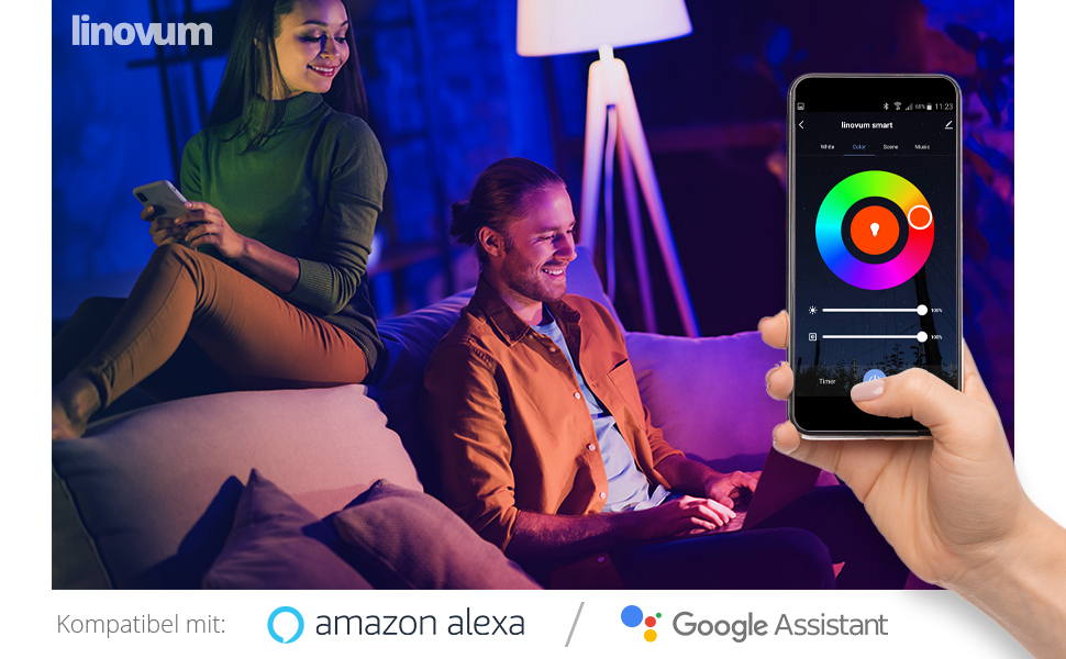 Smart LED BeleUteuntung für zu