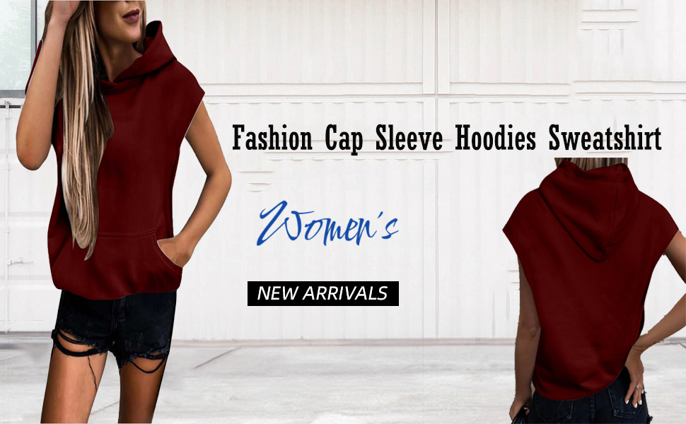 レディースウェア 8YARDS Womens PULLOVER Sleeveless Hoodie 8YARDS Womens PULLOVER Sleeveless Hoodie