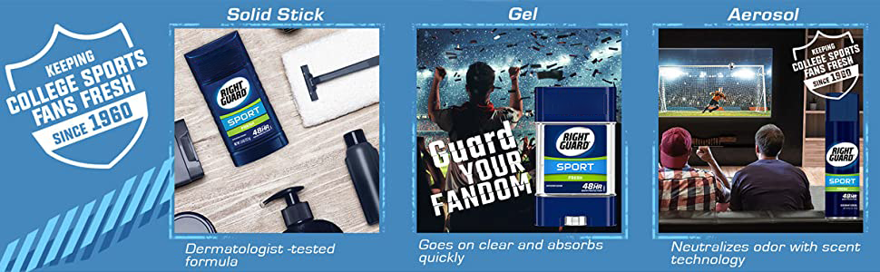 right guard, sport deodorant