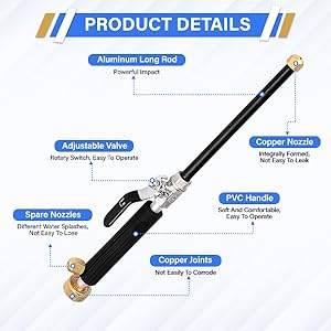 Hicks Ridge Garden Hose Nozzle Sprayer