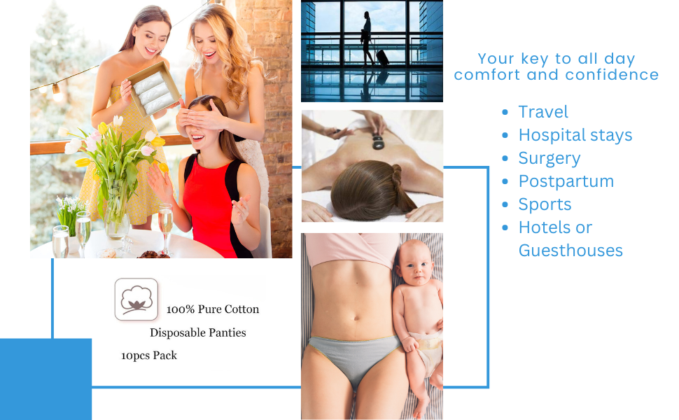 disposable panties, maternity panties, cotton underwear, disposable underwear
