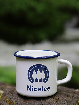 Amazon | ナイスリー(Nicelee) ホーローマグカップ キャンプ