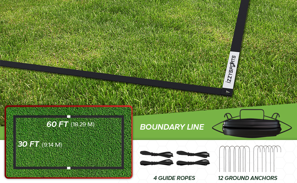 IZZYSPORTS Professional Volleyball Net Set Easy Setup Regulation Volleyball Net