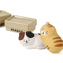 Amazon.co.jp: アロマストーン アロマ箱入り猫 陶製 ストーン