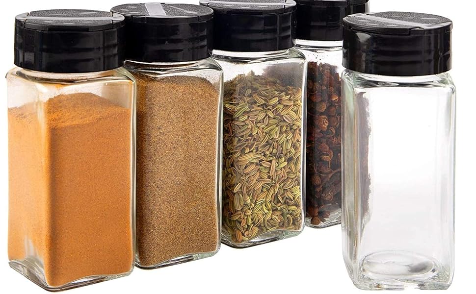 Spice Jar Glass Container for storage