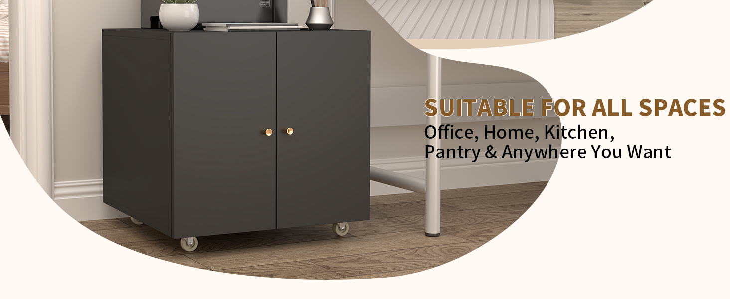 printer stand with storage