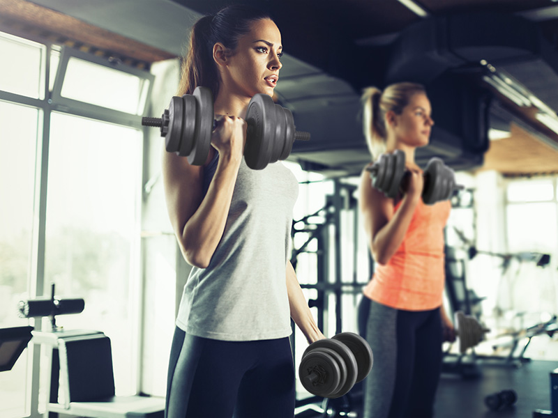 ArtSport Hantelset 20 kg effektives Training Krafttraining Home Gym Zuhause