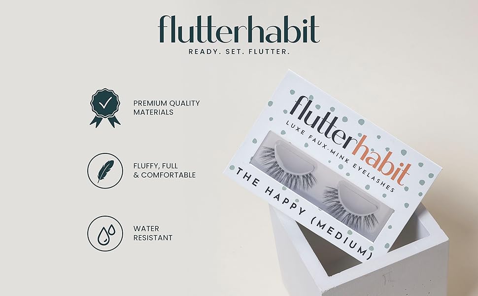 FlutterHabit The Happy Medium Lashes, DIY Lash Extensions