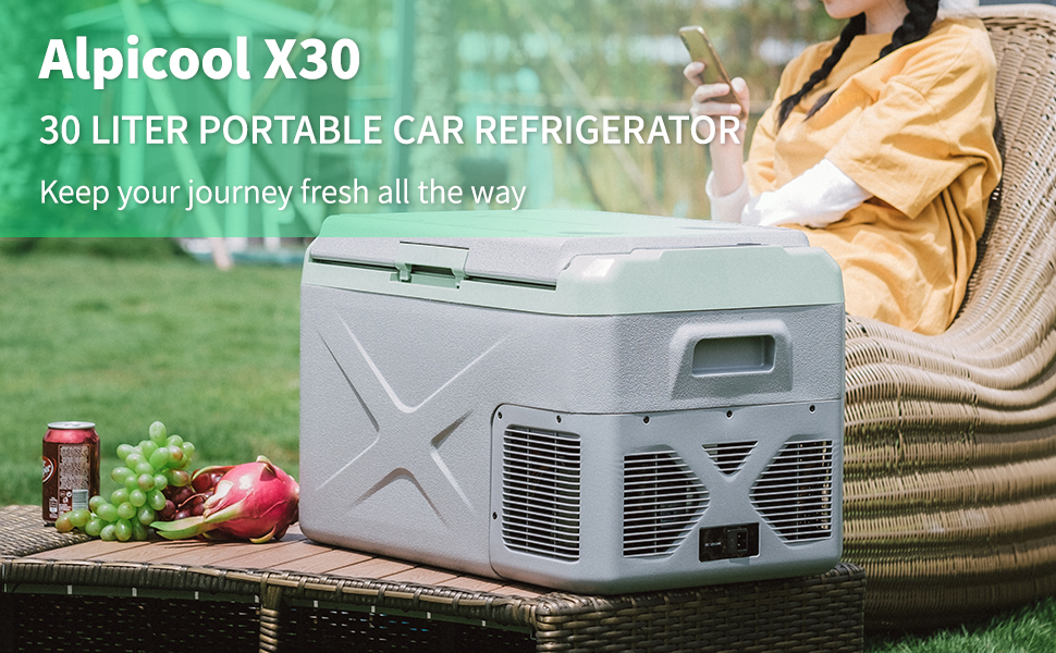 Alpicool X30 30L Car Fridge Freezer Portable Compressor Car