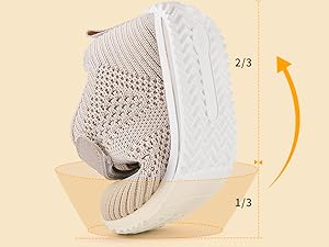 Bendable baby shoes