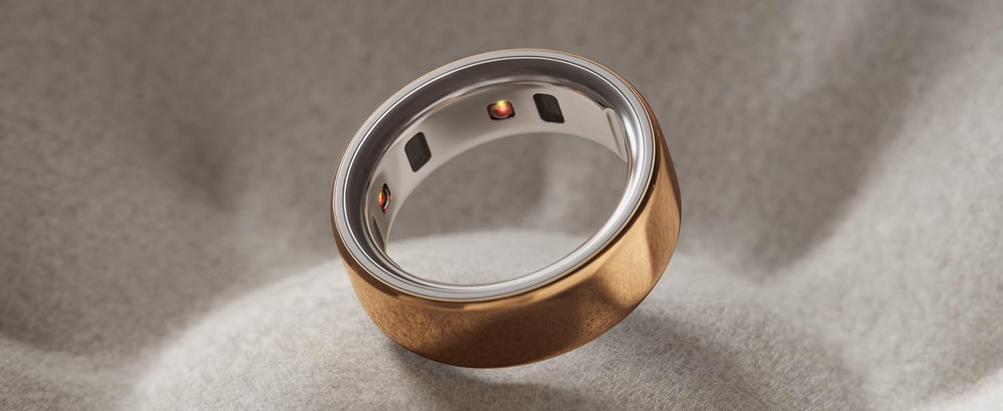 Oura Ring 4 - Rose Gold - Size 8 - Smart Ring - Size First with Oura Ring 4 Sizing Kit - Sleep Tracking Wearable - Heart Rate - Fitness Tracker - Up to 8 Days of Battery Life 8 533bf665 601e 4e06 8f9f 170054436688. CR0,0,4392,1800 PT0 SX1464 V1