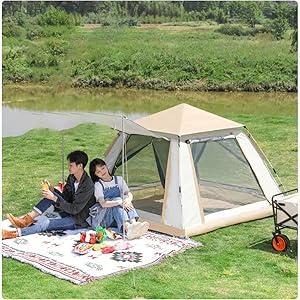 Amazon.co.jp: CHAMFAIR 2023最新 ワンタッチテント3-4人/4-6人