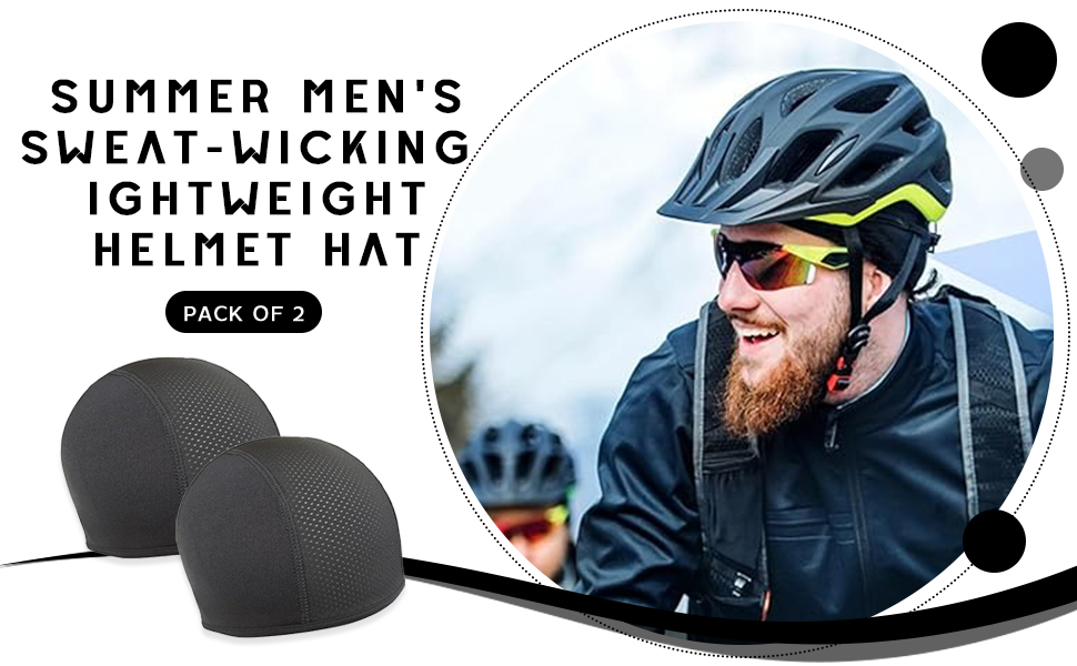 Sotto Casco Estivo Moto Sottocasco Bici/Moto Estivo - 2 Pezzi Traspiranti E  Regolabili Sottocasco Estivo Moto